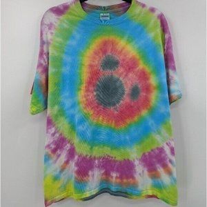 Men's GILDAN Mickey Mouse Ears Tie Dye Short Sleeve Tee